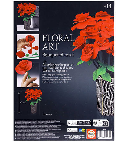 Educa Kreasæt - Floral Art - Bouquet Of Roses Educa Kreasæt - Floral Art - Bouquet Of Roses