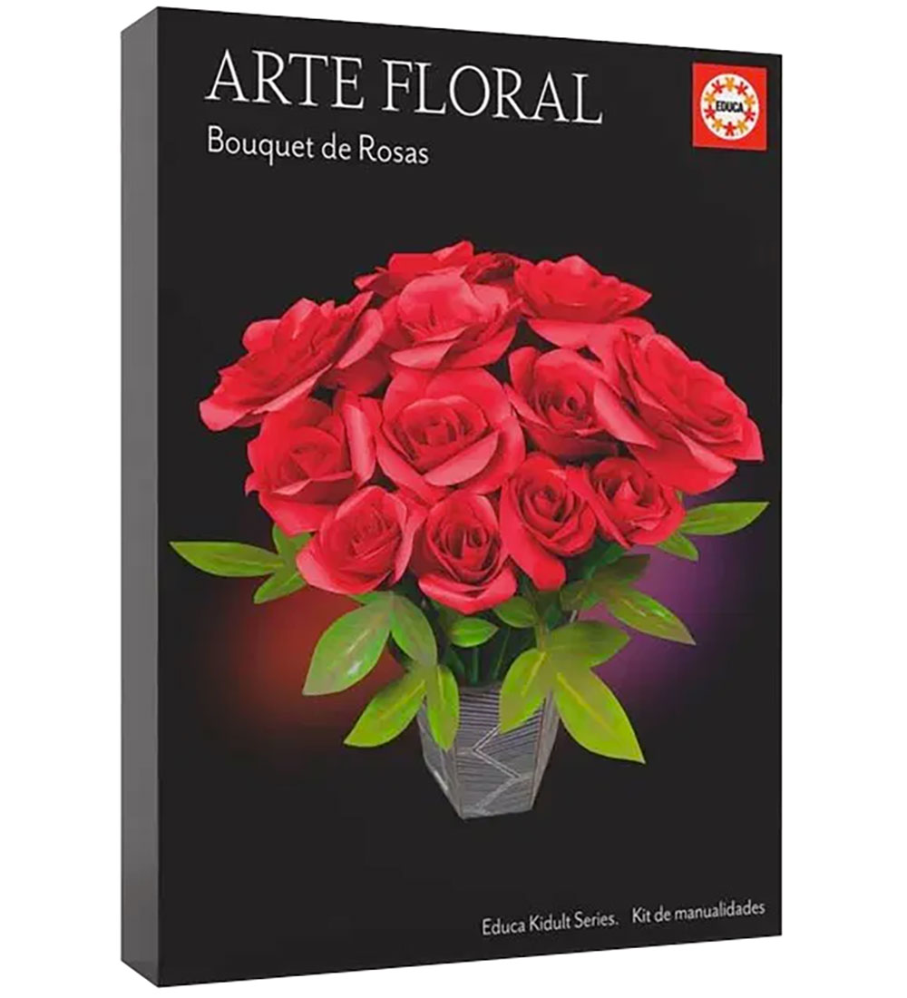 Educa Kreatives Spielset - Floral Art - Strauß Roses - Educa - One Size - Kreatives Spielset