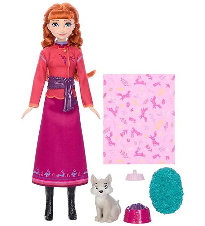 Disney Frozen Dukke - 30 cm - Anna + Baby Fox