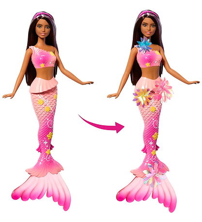 Barbie Dukke - 30 cm - Blooming Magic Black Mermaid 