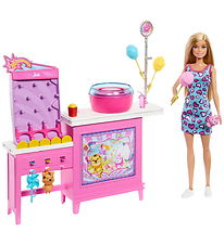 Barbie Dukke - 30 cm - Mysteries Cotton Candy & Games Playset Barbie Dukke - 30 cm - Mysteries Cotton Candy & Games Playset