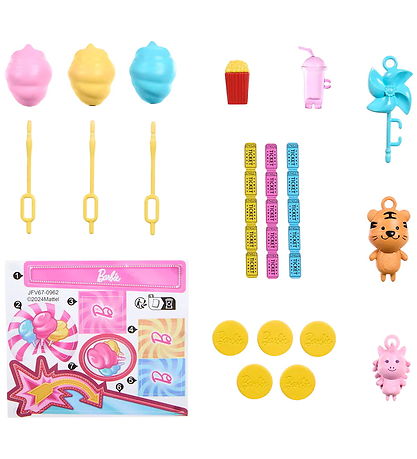 Barbie Dukke - 30 cm - Mysteries Cotton Candy & Games Playset