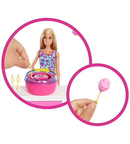 Barbie Dukke - 30 cm - Mysteries Cotton Candy & Games Playset