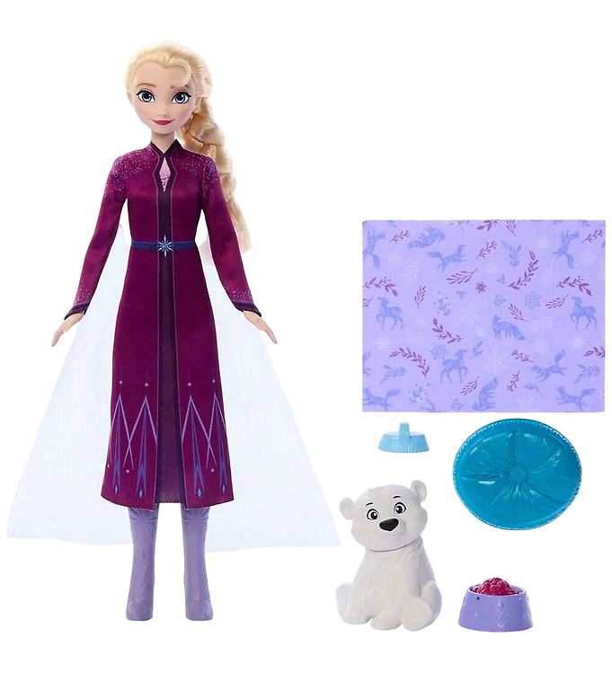 Disney Frozen Dukke - 30 cm - Elsa + Baby Bear