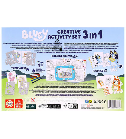 Educa Creation Set - Bluey - 3 In 1 Creative Activity Set
