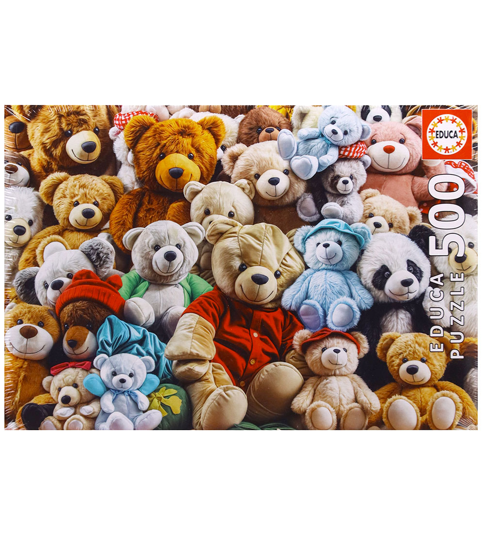 Educa Puzzlespiel - 500 Teile - Teddy Bären - Educa - One Size - Puzzlespiele