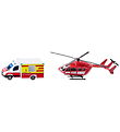 Siku Ambulance og Helikopter - Mercedes-Benz Rescue & Helicopter Siku Ambulance og Helikopter - Mercedes-Benz Rescue & Helicopter
