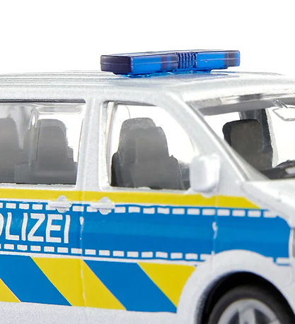 Siku Politibil - Highay Patrol VW T5 - Sølv/Blå Siku Politibil - Highay Patrol VW T5 - Sølv/Blå