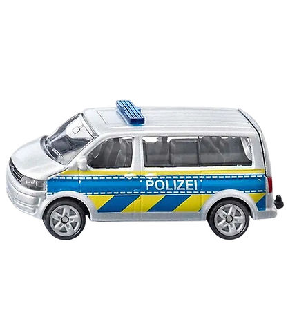 Siku Politibil - Highay Patrol VW T5 - Sølv/Blå
