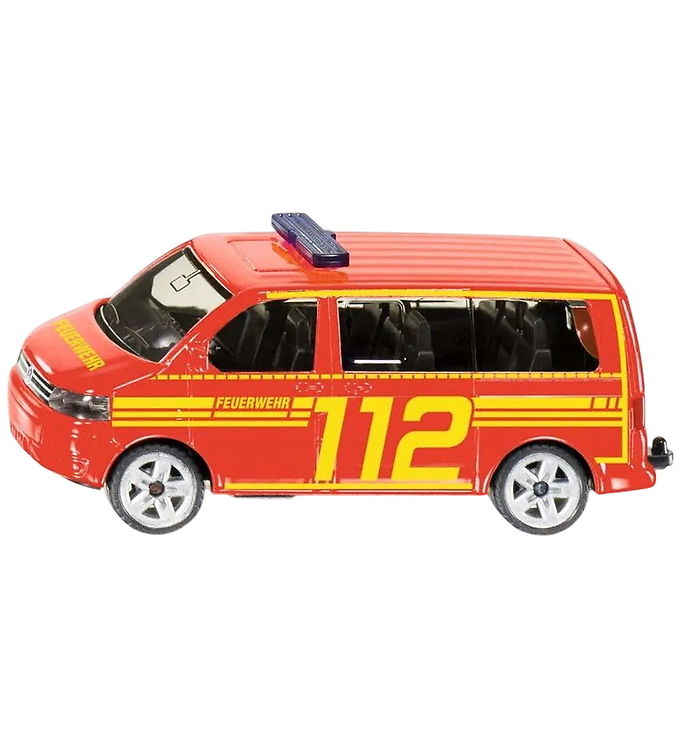 Siku Brandkommandobil - VW T5 Fire Command Car - Neonorange
