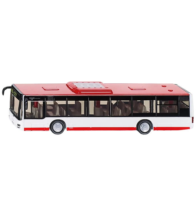 Siku Bus - MAN Lion's City Stadtbus - 1:50 - Rød/Hvid/Sort