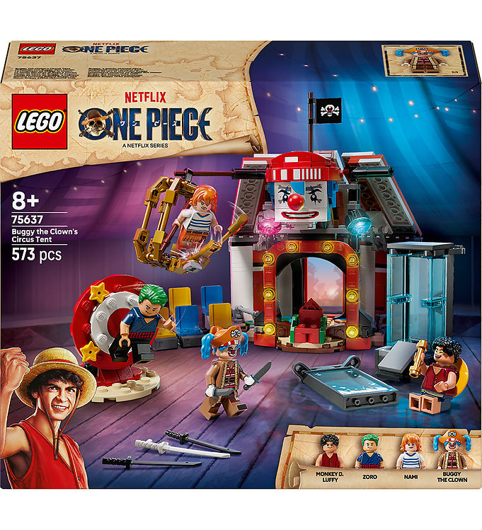 LEGO® One Piece - Klovnen Buggys Cirkustelt 75637 - 573 Dele