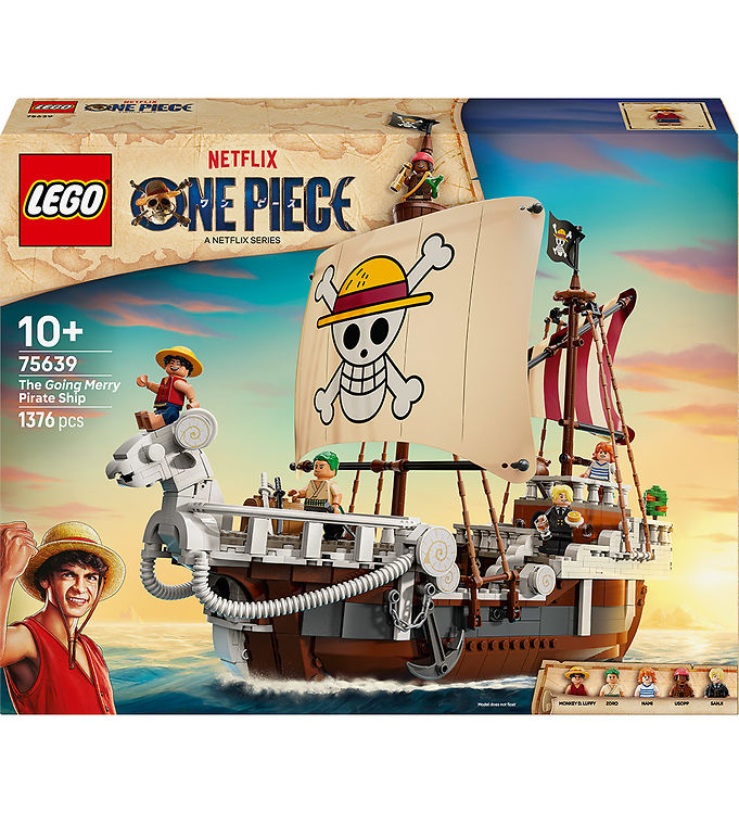 LEGO® One Piece - Piratskibet Going Merry 75639 - 1376 Dele