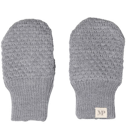 MP Luffer - Uld/Bomuld - Oslo - Gråmeleret MP Luffer - Uld/Bomuld - Oslo - Gråmeleret