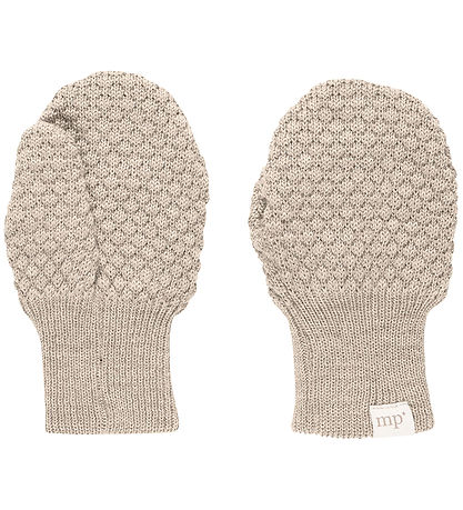 MP Luffer - Uld/Bomuld - Oslo - Beige Melange MP Luffer - Uld/Bomuld - Oslo - Beige Melange