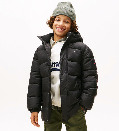 Tommy Hilfiger Dynejakke - Sort Tommy Hilfiger Dynejakke - Sort
