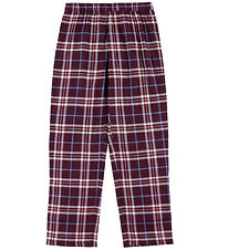 Tommy Hilfiger Bukser - Tartan Reiker Burgundy Tommy Hilfiger Bukser - Tartan Reiker Burgundy
