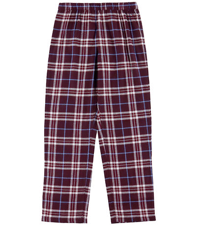 Tommy Hilfiger Bukser - Tartan Reiker Burgundy Tommy Hilfiger Bukser - Tartan Reiker Burgundy
