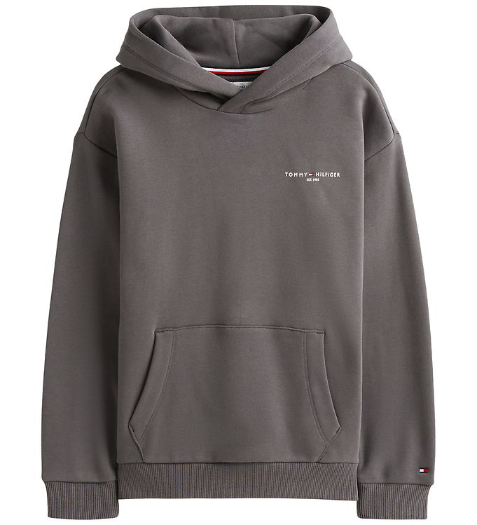 Tommy Hilfiger Hættetrøje - Washed Black