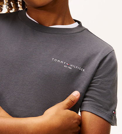 Tommy Hilfiger T-shirt - Washed Black Tommy Hilfiger T-shirt - Washed Black