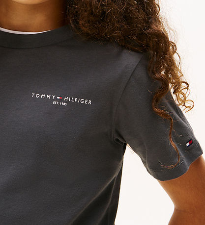 Tommy Hilfiger T-shirt - Washed Black Tommy Hilfiger T-shirt - Washed Black