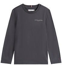 Tommy Hilfiger Bluse - Washed Black Tommy Hilfiger Bluse - Washed Black