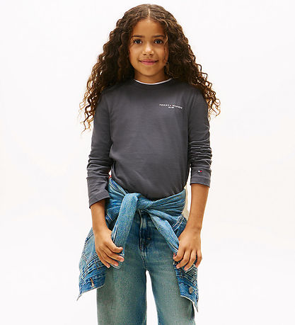 Tommy Hilfiger Bluse - Washed Black Tommy Hilfiger Bluse - Washed Black