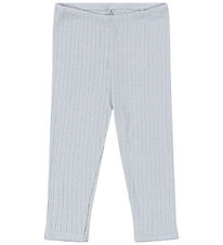 Konges Sløjd Leggings - Rib - Minnie - Gray Dawn m. Hulmønster Konges Sløjd Leggings - Rib - Minnie - Gray Dawn m. Hulmønster