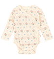 Konges Sløjd Body l/æ - Rib - Minnie - Fleur Decor m. Hulmønster Konges Sløjd Body l/æ - Rib - Minnie - Fleur Decor m. Hulmønster