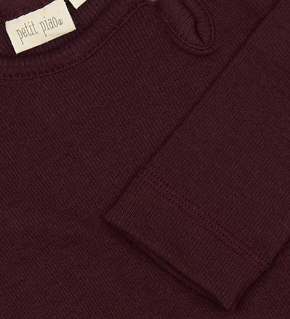 Petit Piao Body l/æ - Rib - Modal - Dark Grape Petit Piao Body l/æ - Rib - Modal - Dark Grape