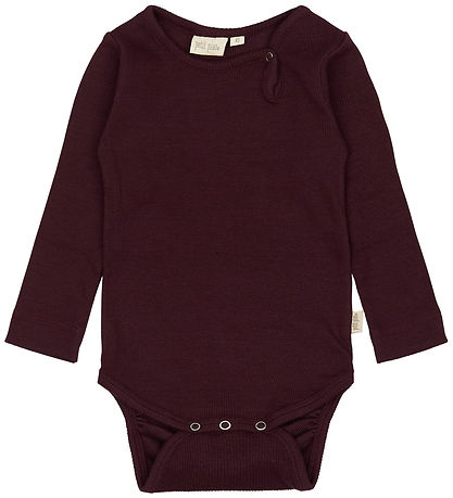 Petit Piao Body l/æ - Rib - Modal - Dark Grape Petit Piao Body l/æ - Rib - Modal - Dark Grape