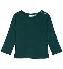 Petit Piao Bluse - Rib - Modal - Dark Sea Petit Piao Bluse - Rib - Modal - Dark Sea