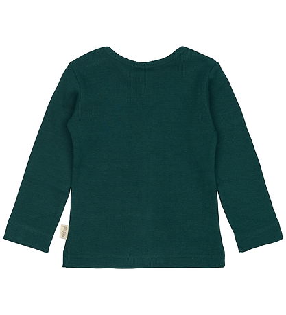 Petit Piao Bluse - Rib - Modal - Dark Sea Petit Piao Bluse - Rib - Modal - Dark Sea