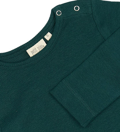 Petit Piao Blouse - Rib - Modal - Dark Sea