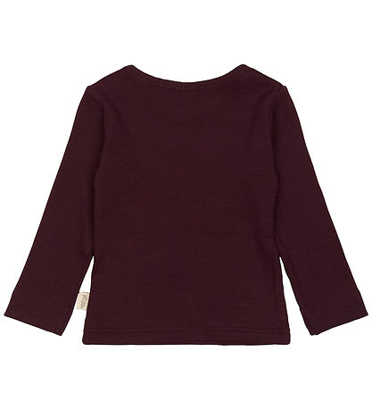 Petit Piao Blouse - Rib - Modal - Dark Grape