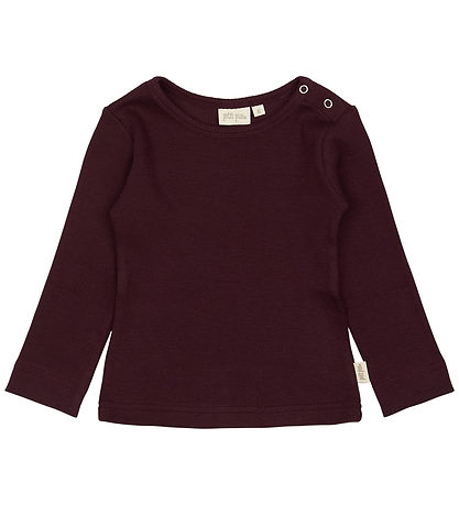 Petit Piao Bluse - Rib - Modal - Dark Grape Petit Piao Bluse - Rib - Modal - Dark Grape