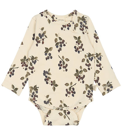 Petit Piao Bodysuit l/s - Black Berry