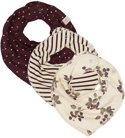 Petit Piao Haklapp med dreglande mönster - Rib - Modal - 3-pack 