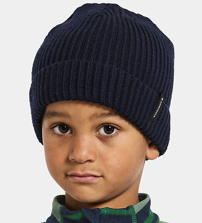 Didriksons Hue - Strik/Rib - Bus - Navy