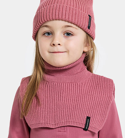 Didriksons Halsedisse - Strik/Rib - Delfinen - Heather Pink
