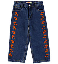 Tiny Cottons Jeans - Cherries - Navy Tiny Cottons Jeans - Cherries - Navy