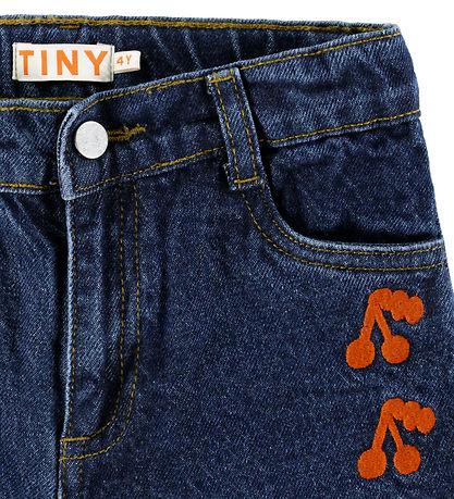 Tiny Cottons Jeans - Cherries - Navy Tiny Cottons Jeans - Cherries - Navy