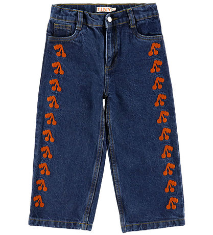 Tiny Cottons Jeans - Cherries - Navy Tiny Cottons Jeans - Cherries - Navy