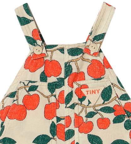 Tiny Cottons Overalls - Corduroy - Tiny Apples - Dark Vanilla
