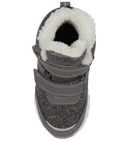 Viking Vinterstøvler - Equip Glitter Warm WP 2V - Charcoal/Dusty Viking Vinterstøvler - Equip Glitter Warm WP 2V - Charcoal/Dusty