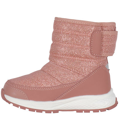 Viking Vinterstøvler - Equip Glitter Warm WP Pull-on - Pink Viking Vinterstøvler - Equip Glitter Warm WP Pull-on - Pink