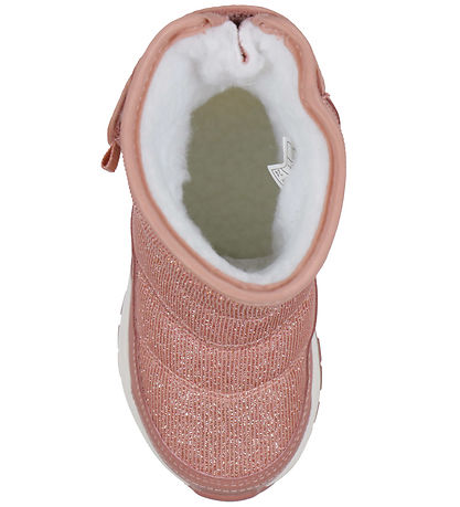 Viking Vinterstøvler - Equip Glitter Warm WP Pull-on - Pink Viking Vinterstøvler - Equip Glitter Warm WP Pull-on - Pink