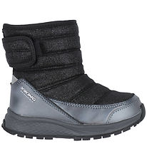 Viking Vinterstøvler - Equip Glitter Warm WP Pull-on - Sort Viking Vinterstøvler - Equip Glitter Warm WP Pull-on - Sort