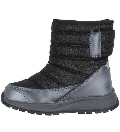 Viking Vinterstøvler - Equip Glitter Warm WP Pull-on - Sort Viking Vinterstøvler - Equip Glitter Warm WP Pull-on - Sort