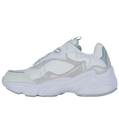 Fila Shoes - Collene Logo - White/Silver/Blue Haze
